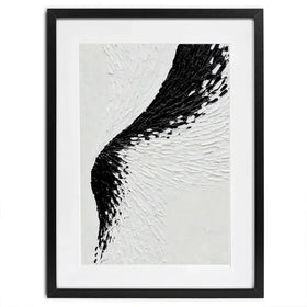 Textured Wave Framed Art Print Textured Wave Framed Art Print wall art product LSR Design Studio - Independent