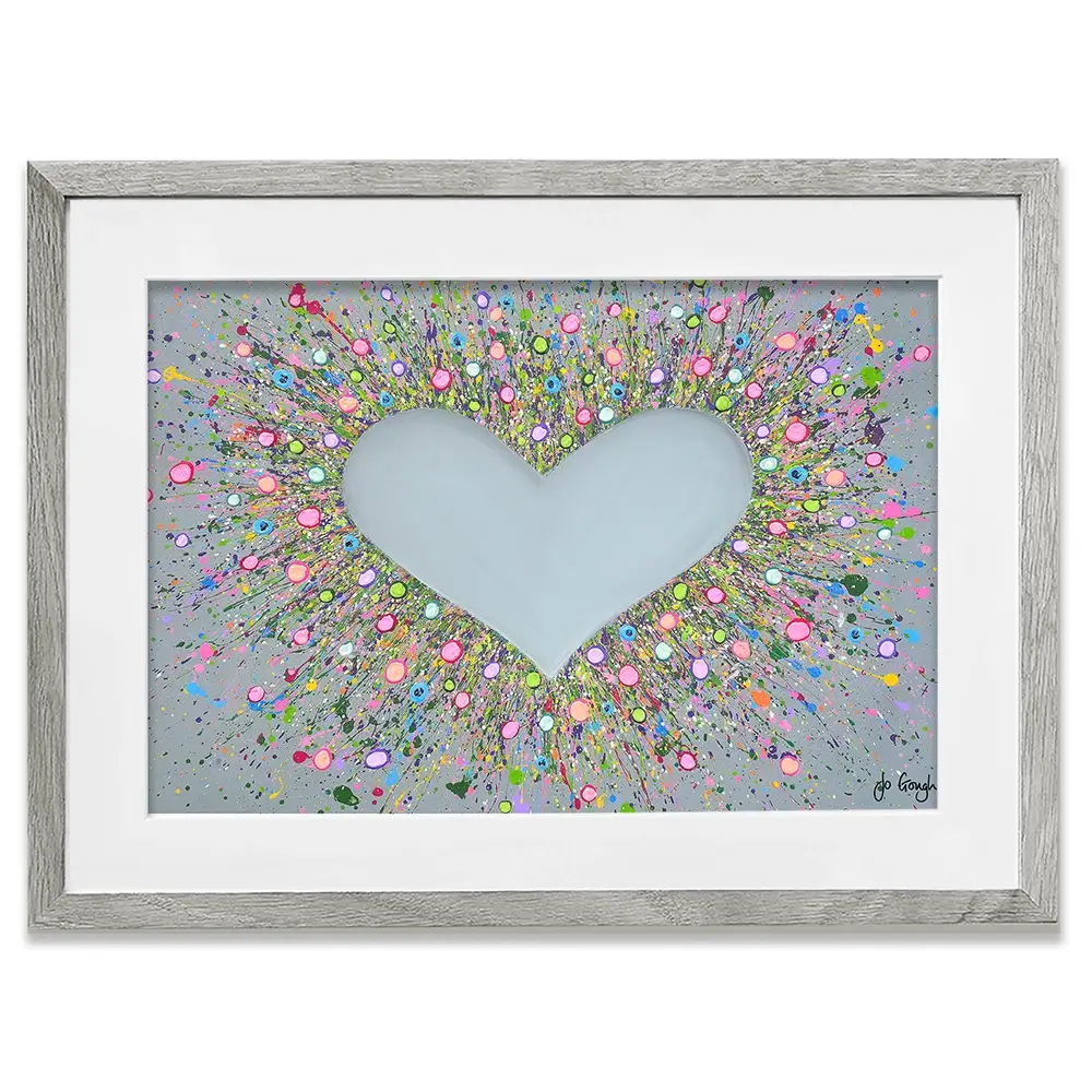 Thank You For Loving Me Framed Art Print Thank You For Loving Me Framed Art Print wall art product Jo Gough