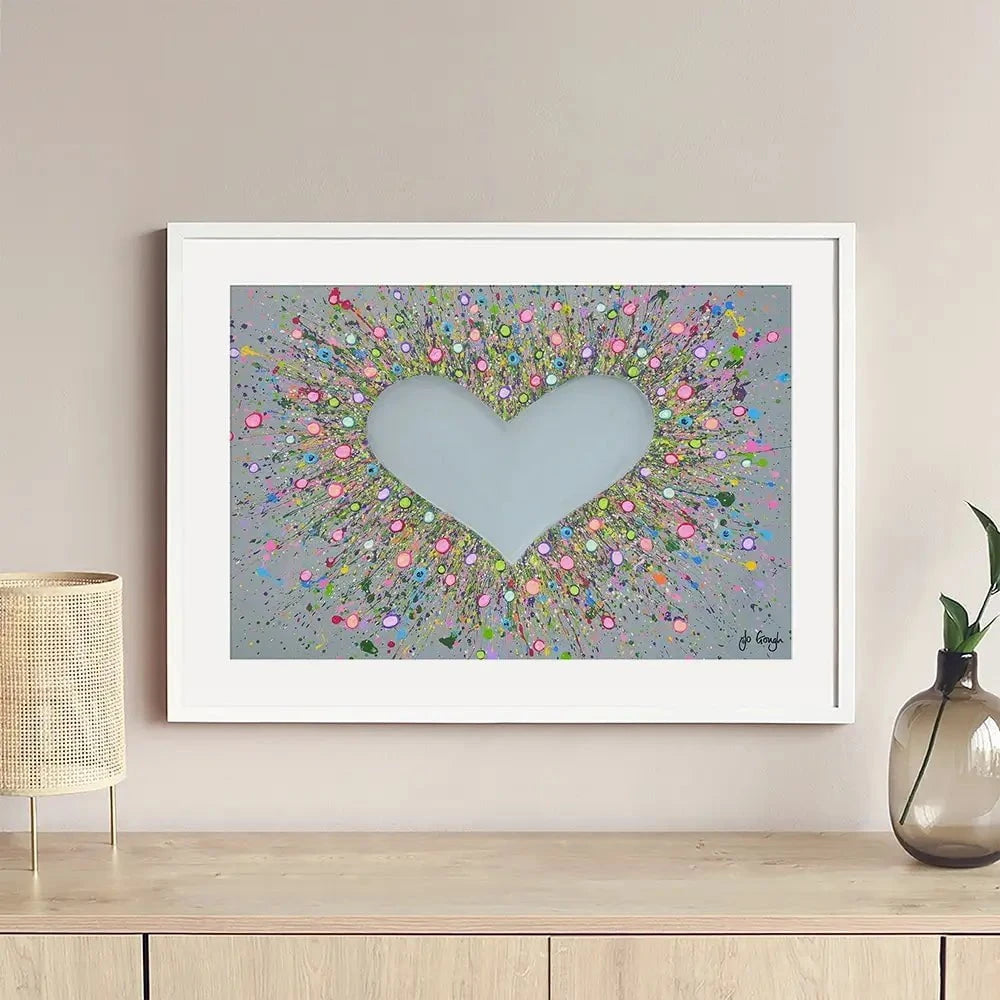 Thank You For Loving Me Framed Art Print Thank You For Loving Me Framed Art Print wall art product Jo Gough