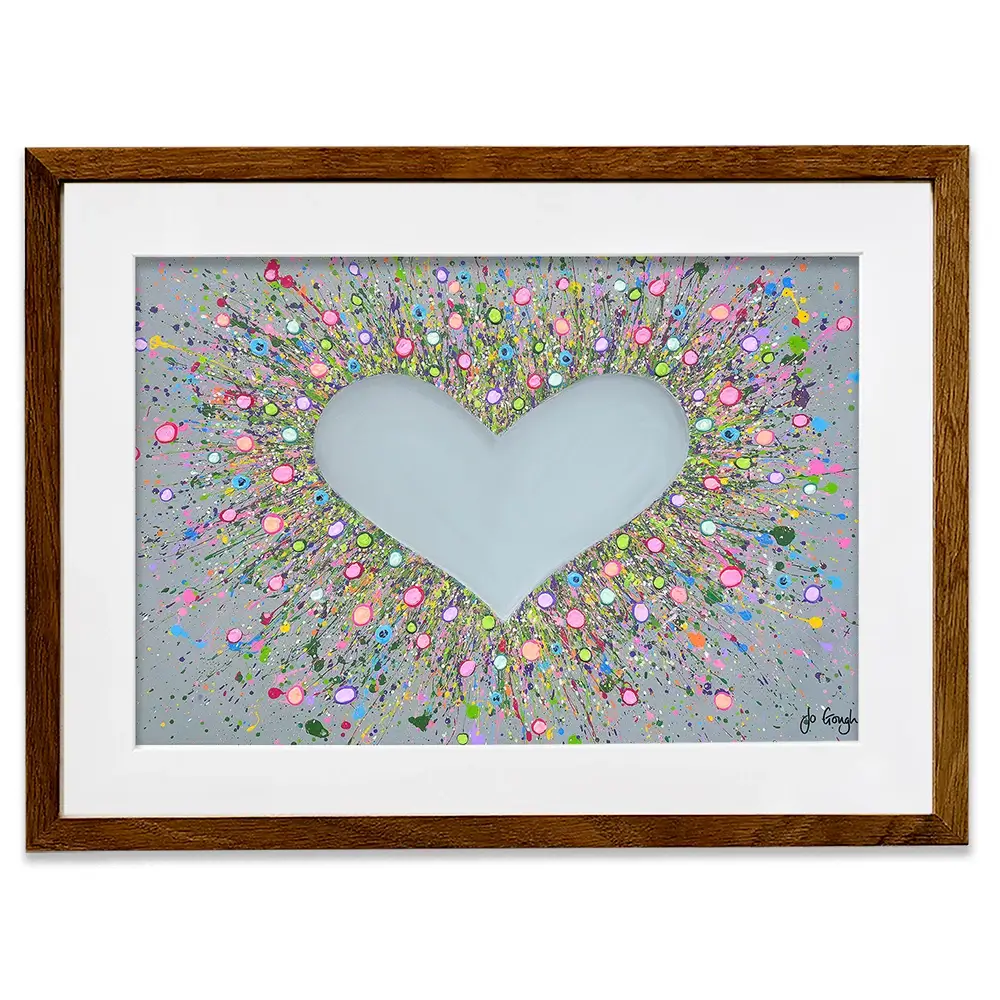 Thank You For Loving Me Framed Art Print Thank You For Loving Me Framed Art Print wall art product Jo Gough