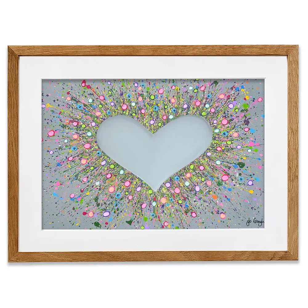 Thank You For Loving Me Framed Art Print Thank You For Loving Me Framed Art Print wall art product Jo Gough
