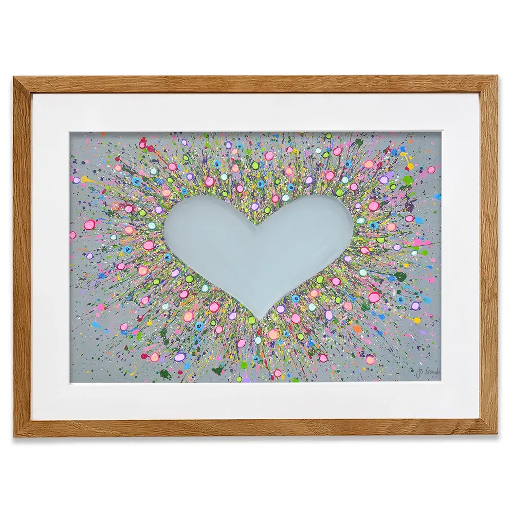 Thank You For Loving Me Framed Art Print Thank You For Loving Me Framed Art Print wall art product Jo Gough