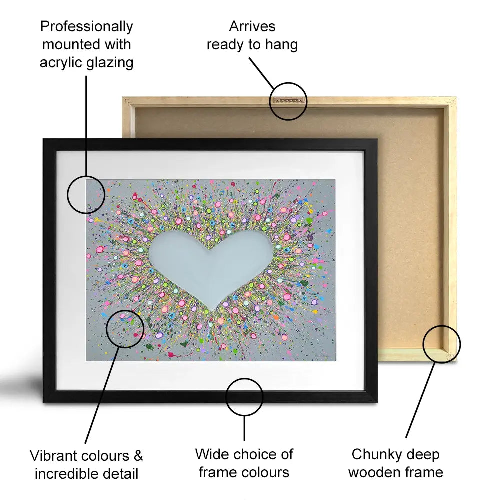 Thank You For Loving Me Framed Art Print Thank You For Loving Me Framed Art Print wall art product Jo Gough