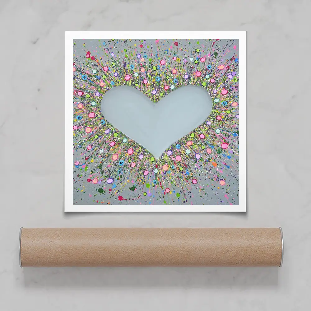 Thank You For Loving Me Square Art Print Thank You For Loving Me Square Art Print wall art product Jo Gough