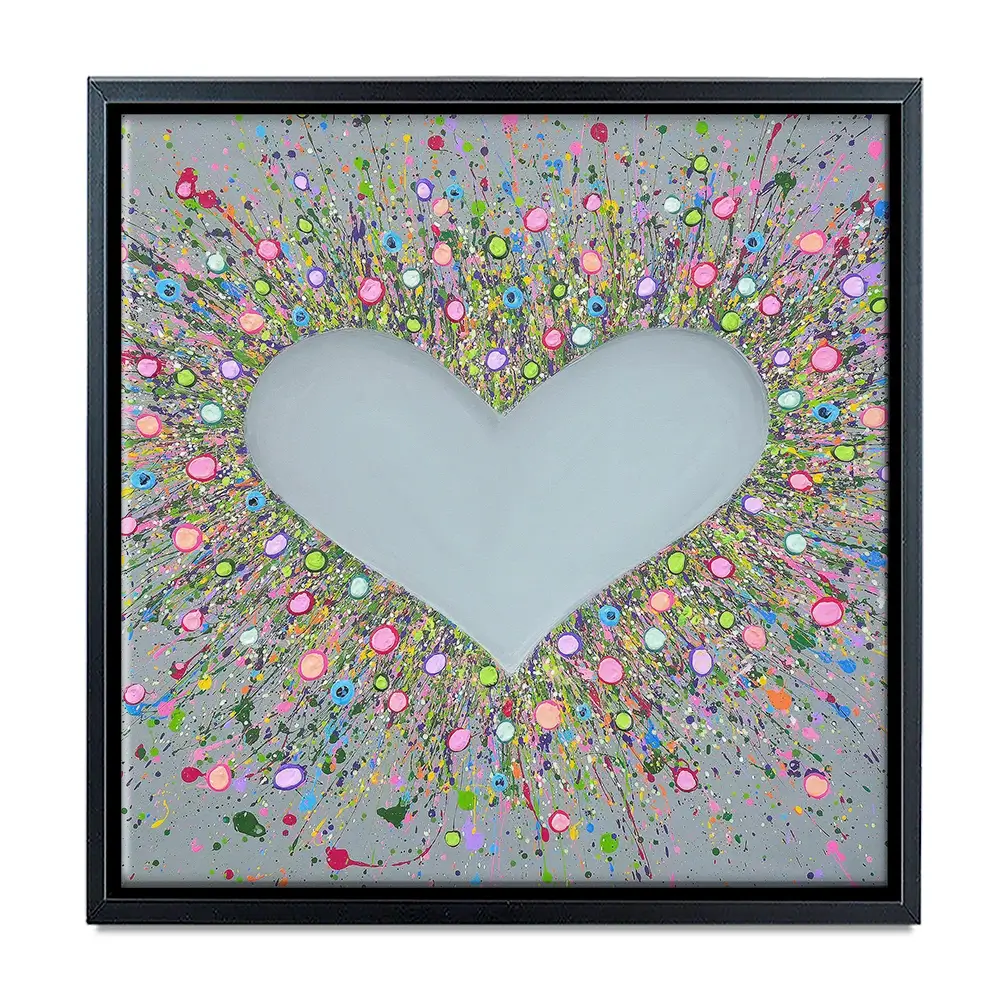 Thank You For Loving Me Square Canvas Print Thank You For Loving Me Square Canvas Print wall art product Jo Gough