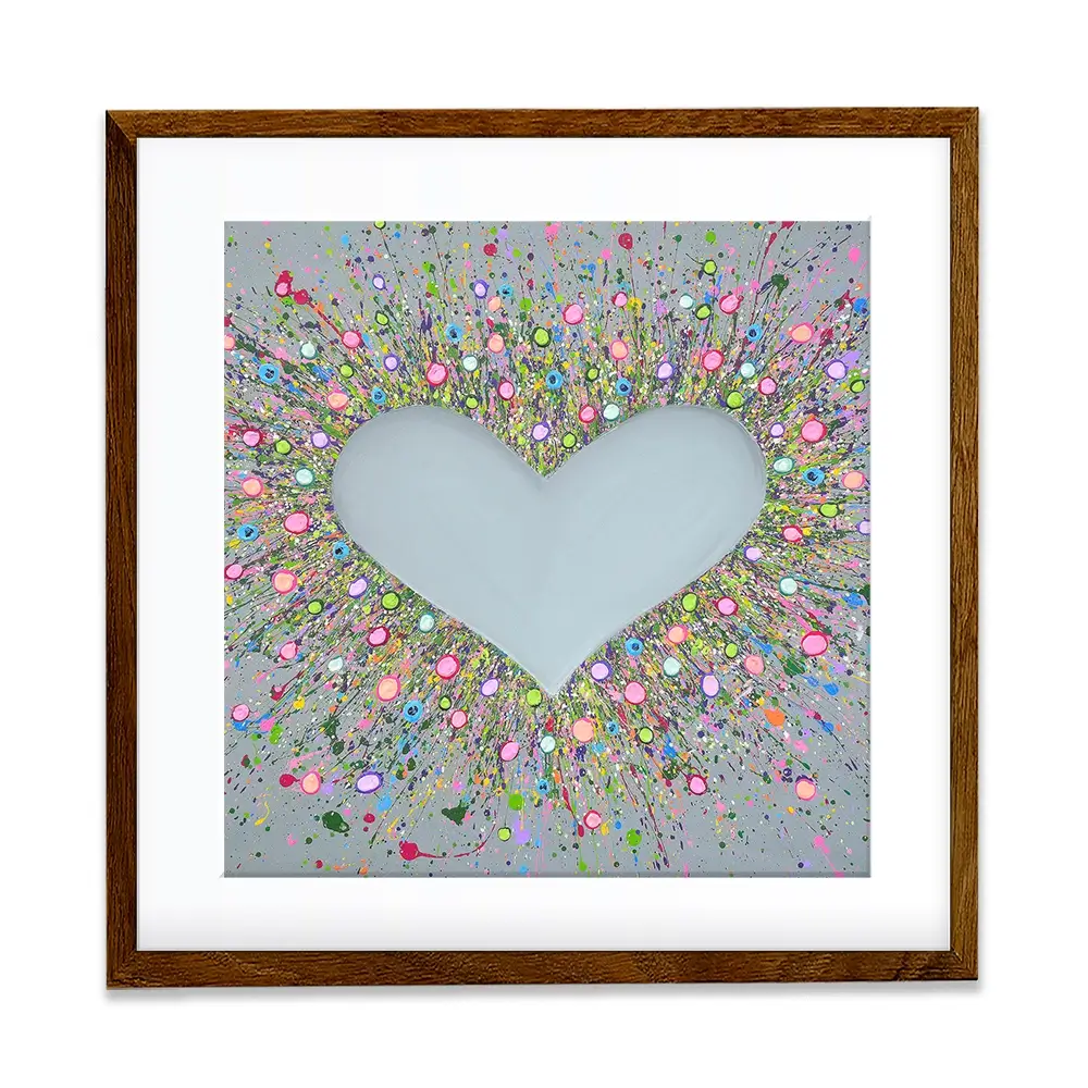 Thank You For Loving Me Square Framed Art Print Thank You For Loving Me Square Framed Art Print wall art product Jo Gough