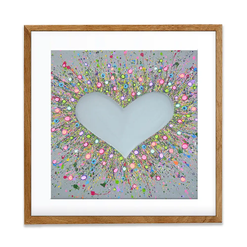 Thank You For Loving Me Square Framed Art Print Thank You For Loving Me Square Framed Art Print wall art product Jo Gough