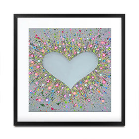 Thank You For Loving Me Square Framed Art Print Thank You For Loving Me Square Framed Art Print wall art product Jo Gough
