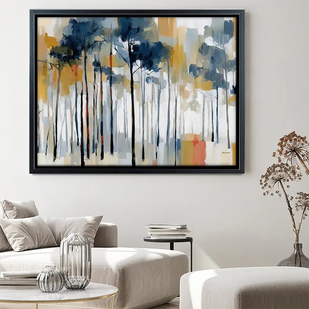 The Abstract Forest Canvas Print The Abstract Forest Canvas Print wall art product Leon Devenice