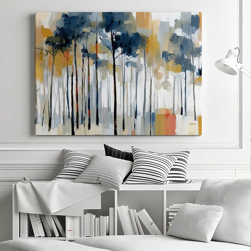 The Abstract Forest Canvas Print The Abstract Forest Canvas Print wall art product Leon Devenice