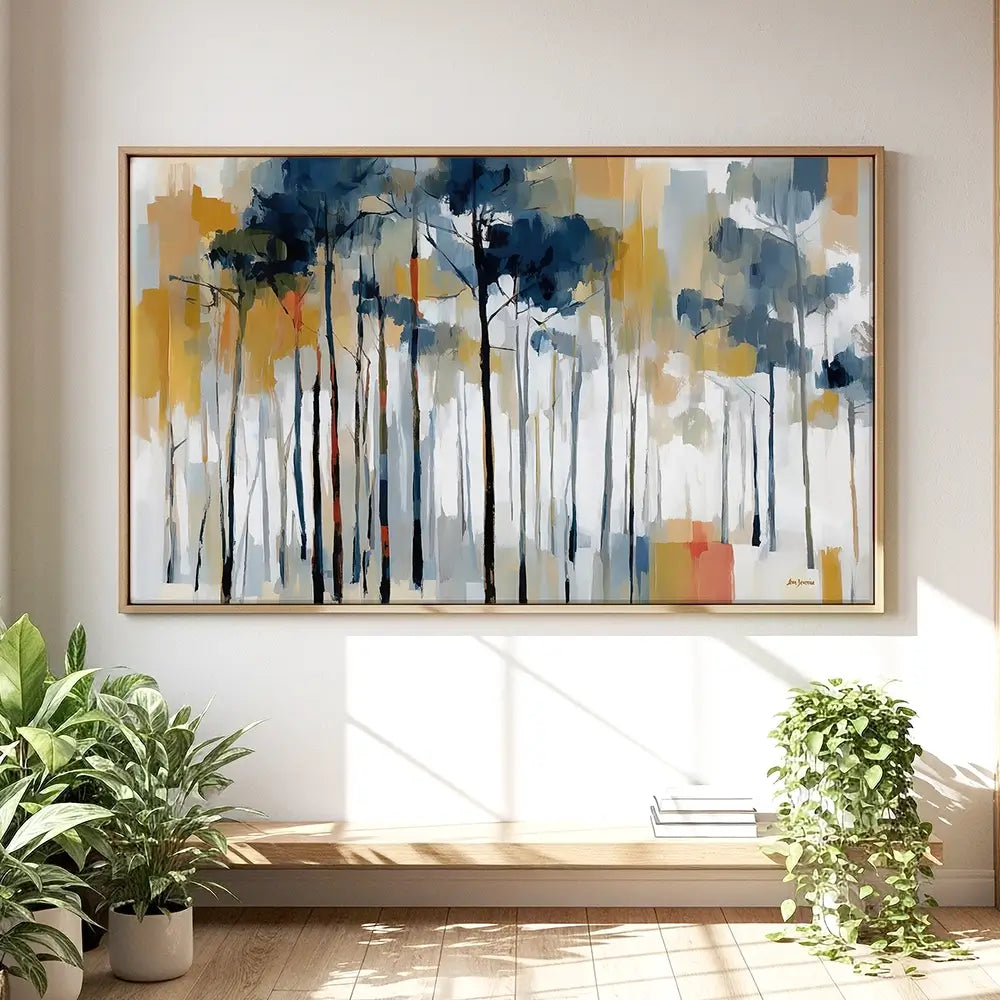 The Abstract Forest Oversized Canvas Print The Abstract Forest Oversized Canvas Print wall art product Leon Devenice