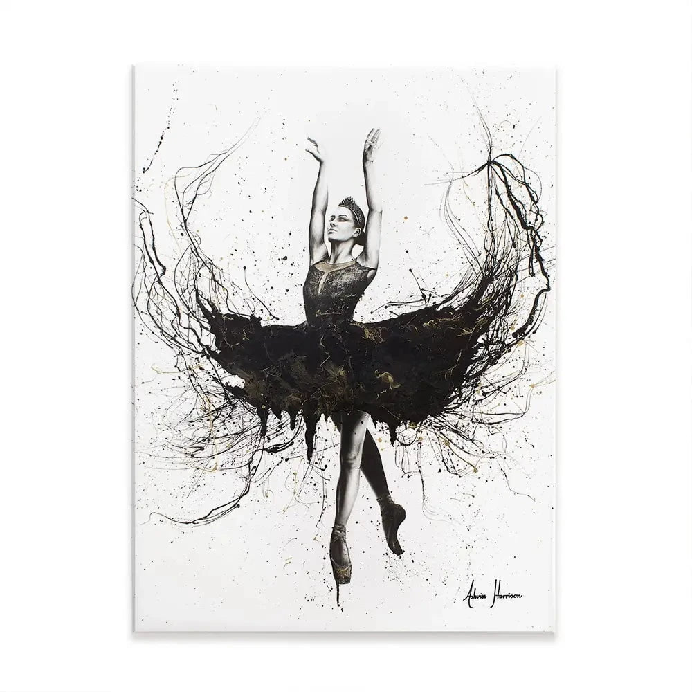 The Black Swan Canvas Print The Black Swan Canvas Print wall art product Ashvin Harrison