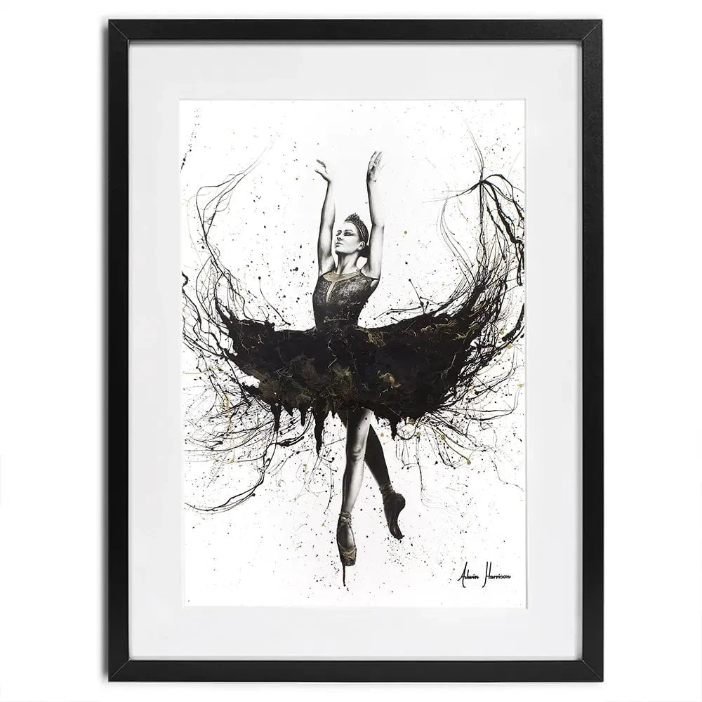 The Black Swan Framed Art Print The Black Swan Framed Art Print wall art product Ashvin Harrison