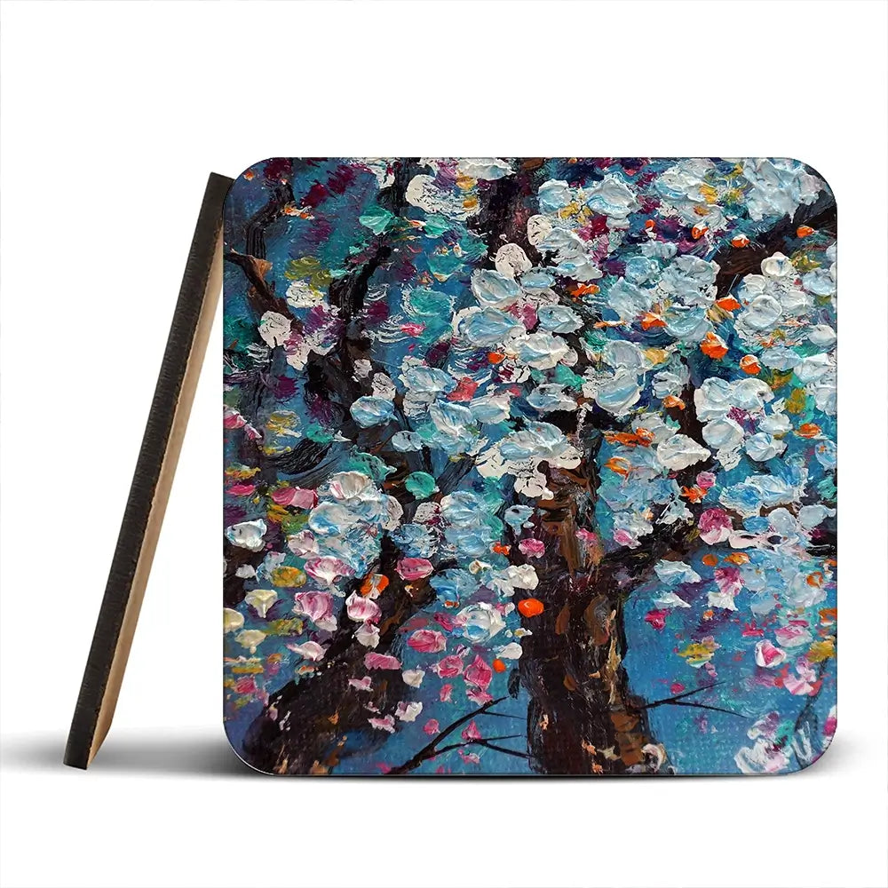 The Blossoming Tree Coaster Set The Blossoming Tree Coaster Set wall art product kwang gallery / Shutterstock