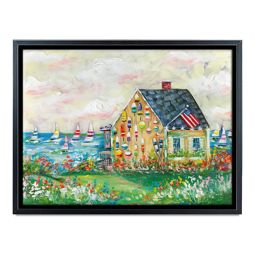 The Boat House Canvas Print The Boat House Canvas Print wall art product Estelle Grengs - Independent