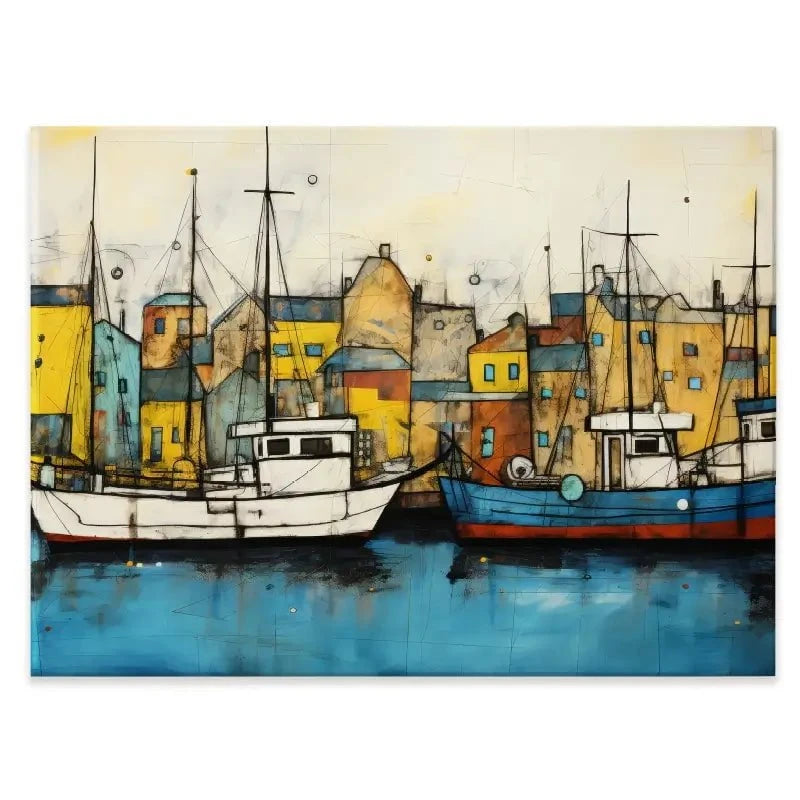 The Boats Are In Canvas Print The Boats Are In Canvas Print wall art product David Alexander Elder