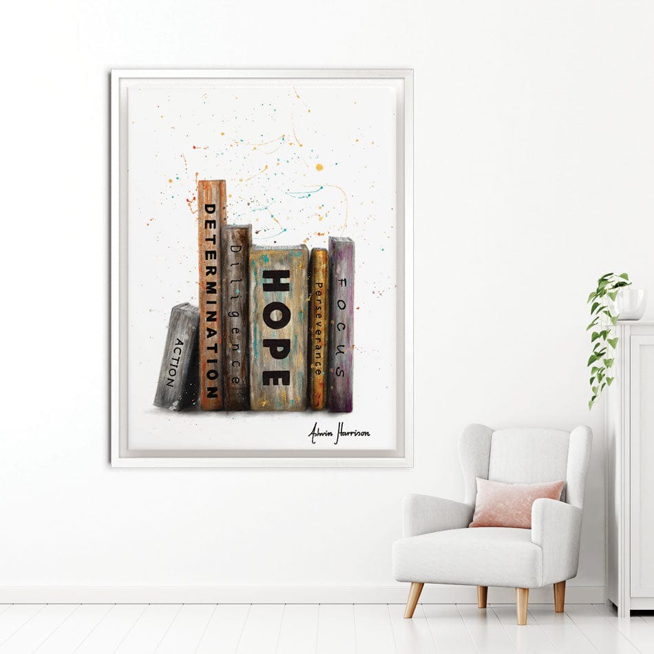 The Books Of Success Canvas Print wall art product Ashvin Harrison