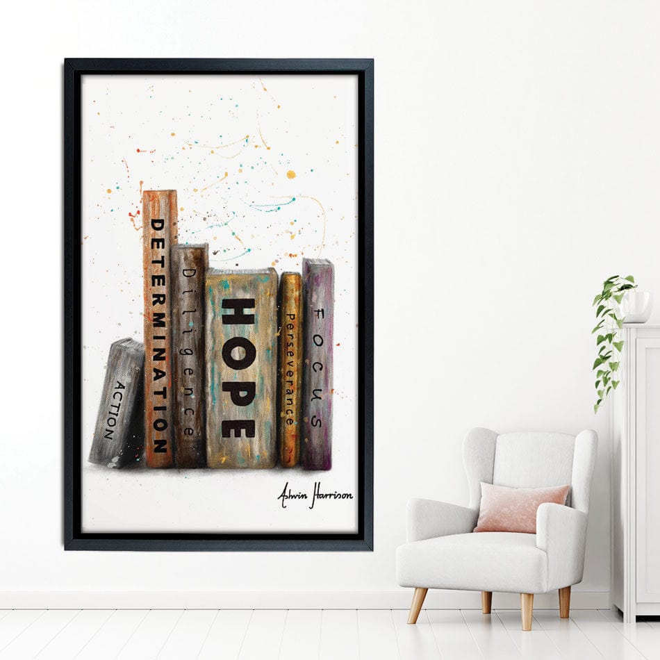 The Books Of Success Canvas Print wall art product Ashvin Harrison