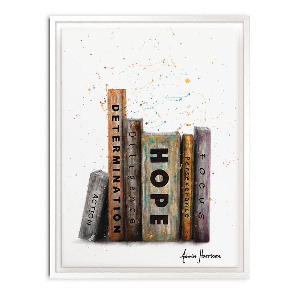 The Books Of Success Canvas Print wall art product Ashvin Harrison