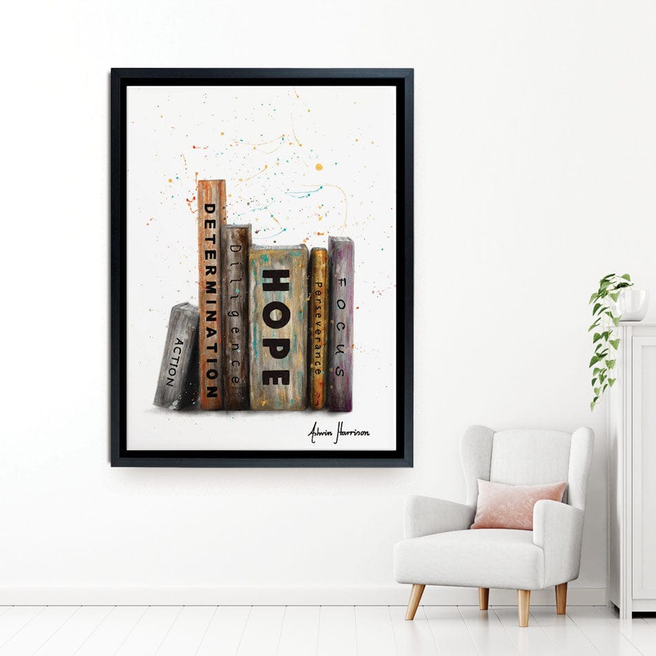 The Books Of Success Canvas Print wall art product Ashvin Harrison