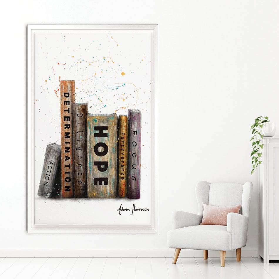 The Books Of Success Canvas Print wall art product Ashvin Harrison