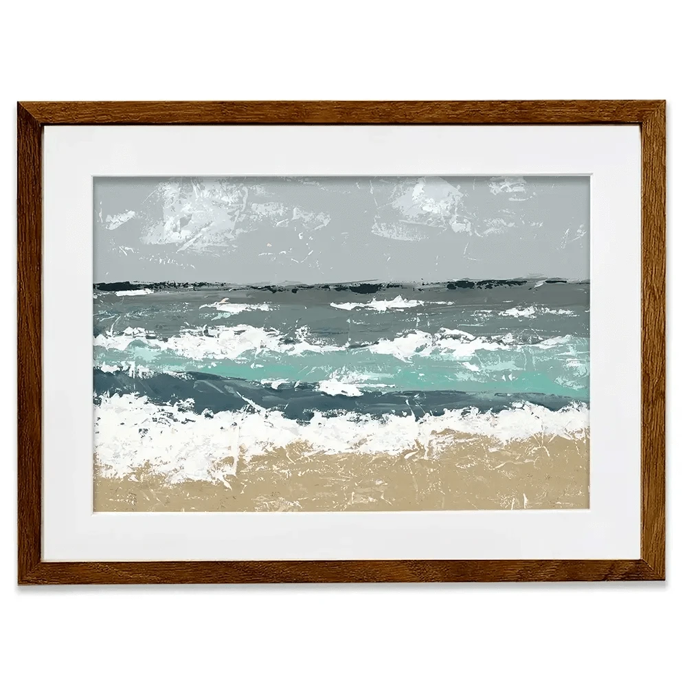 The Breakers Framed Art Print The Breakers Framed Art Print wall art product Jade Reynolds