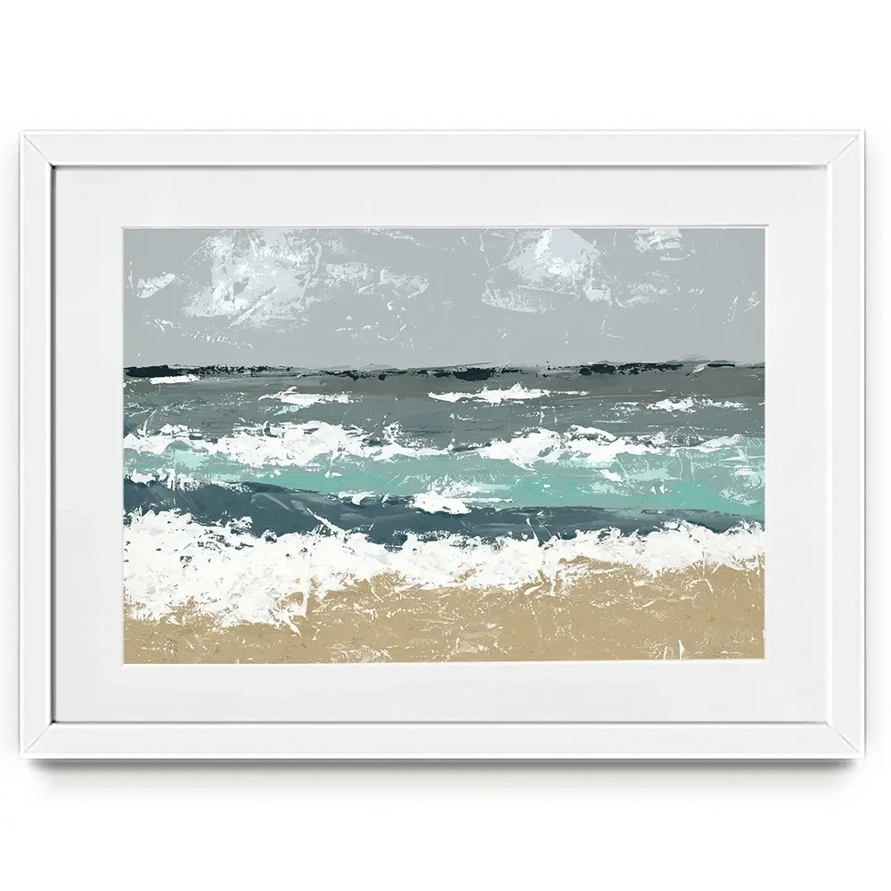 The Breakers Framed Art Print The Breakers Framed Art Print wall art product Jade Reynolds