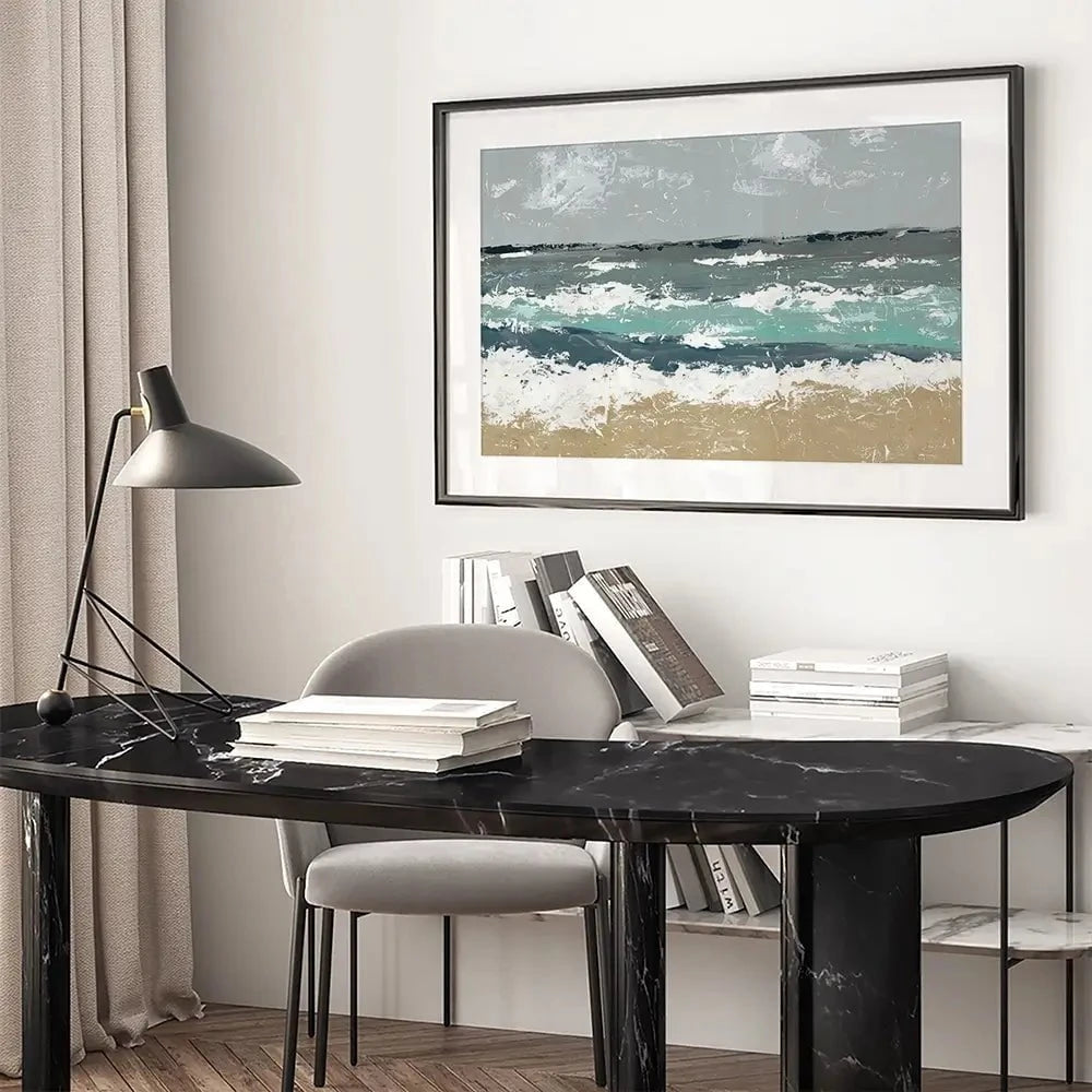 The Breakers Framed Art Print The Breakers Framed Art Print wall art product Jade Reynolds