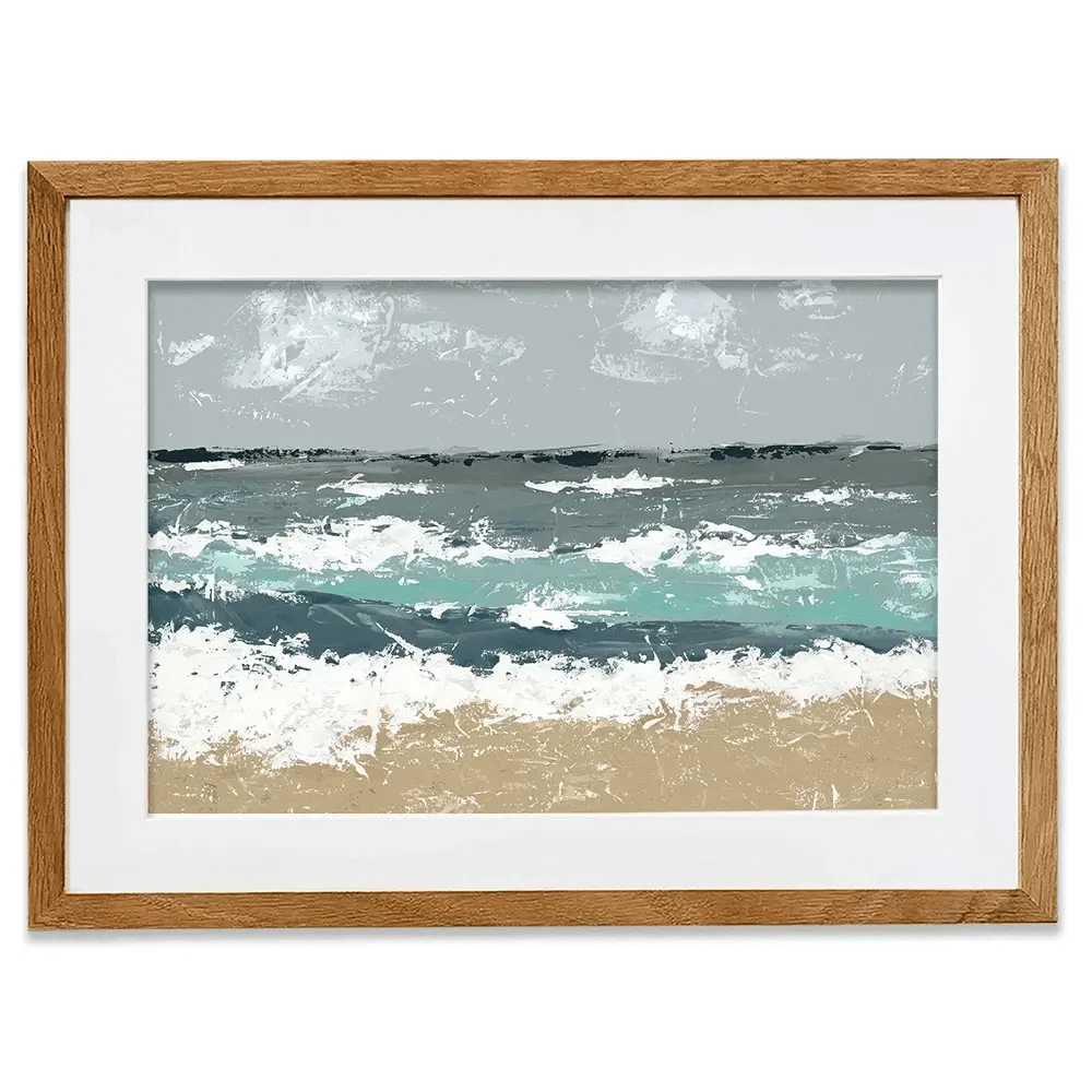 The Breakers Framed Art Print The Breakers Framed Art Print wall art product Jade Reynolds