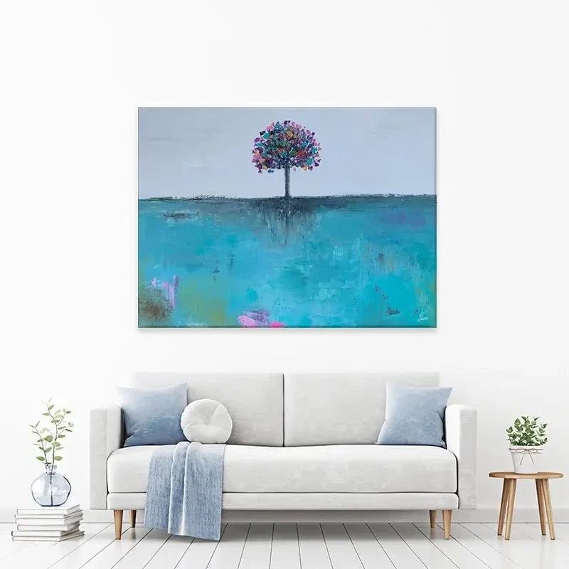 The Butterfly Tree Canvas Print The Butterfly Tree Canvas Print wall art product Laure Bury
