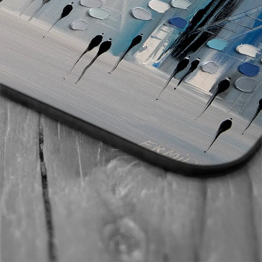 The Calm Mist Coaster Set The Calm Mist Coaster Set wall art product Ekaterina Ermilkina