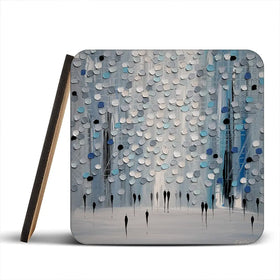 The Calm Mist Coaster Set The Calm Mist Coaster Set wall art product Ekaterina Ermilkina