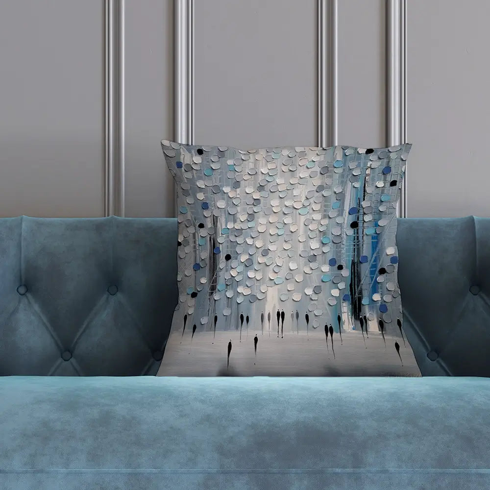 The Calm Mist Cushion The Calm Mist Cushion wall art product Ekaterina Ermilkina