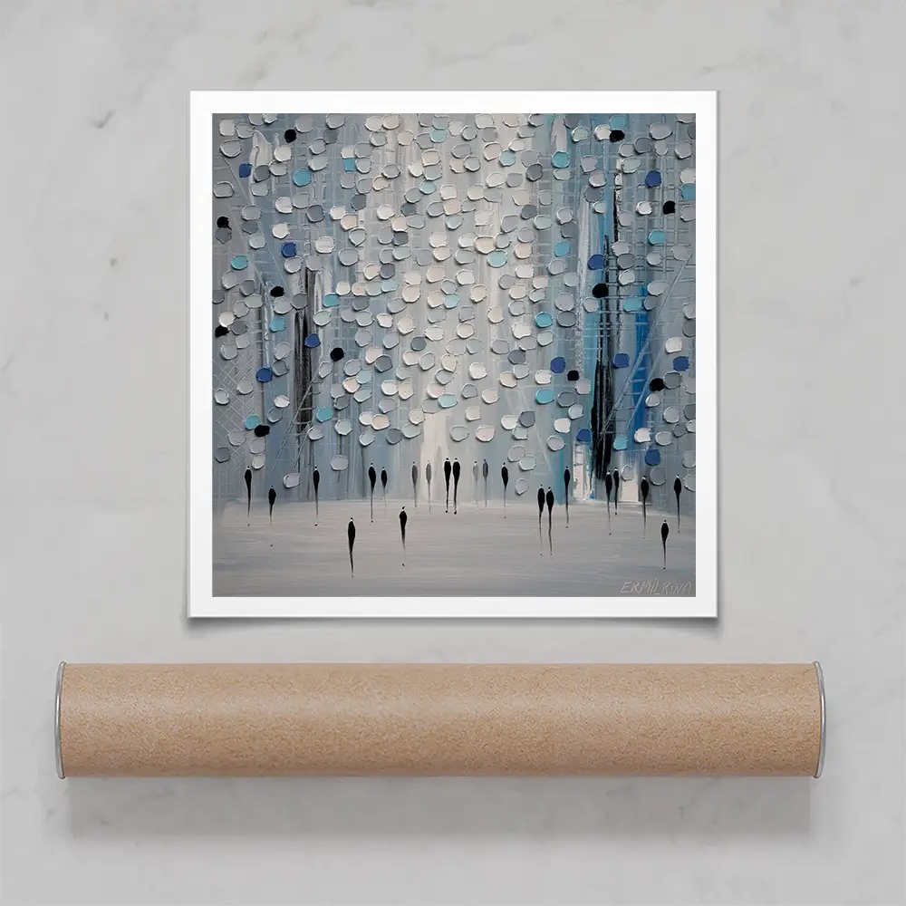 The Calm Mist Square Art Print The Calm Mist Square Art Print wall art product Ekaterina Ermilkina