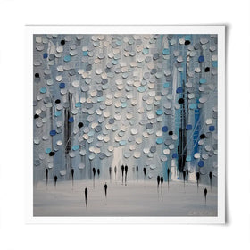 The Calm Mist Square Art Print The Calm Mist Square Art Print wall art product Ekaterina Ermilkina