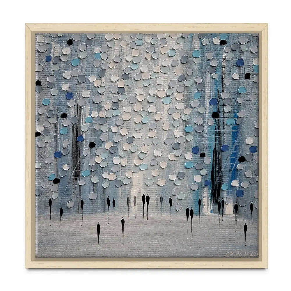 The Calm Mist Square Canvas Print The Calm Mist Square Canvas Print wall art product Ekaterina Ermilkina