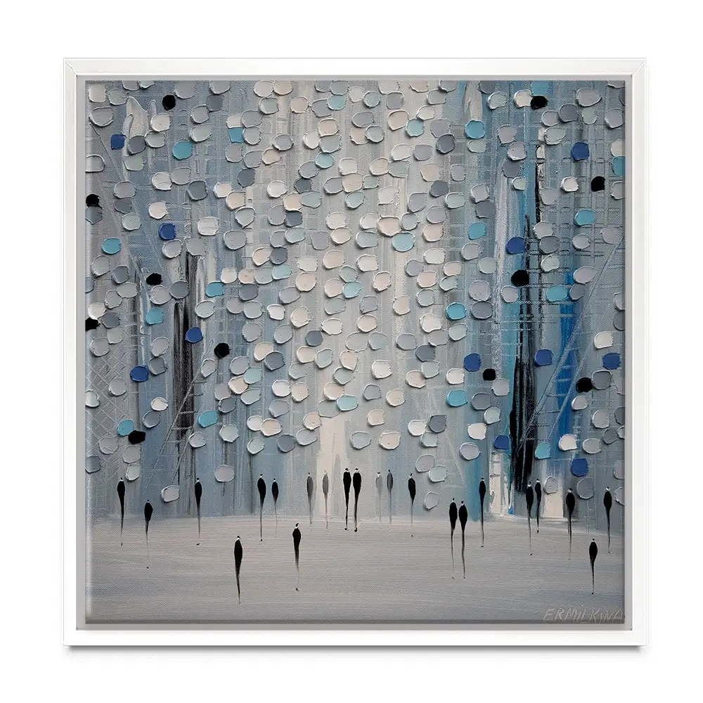 The Calm Mist Square Canvas Print The Calm Mist Square Canvas Print wall art product Ekaterina Ermilkina