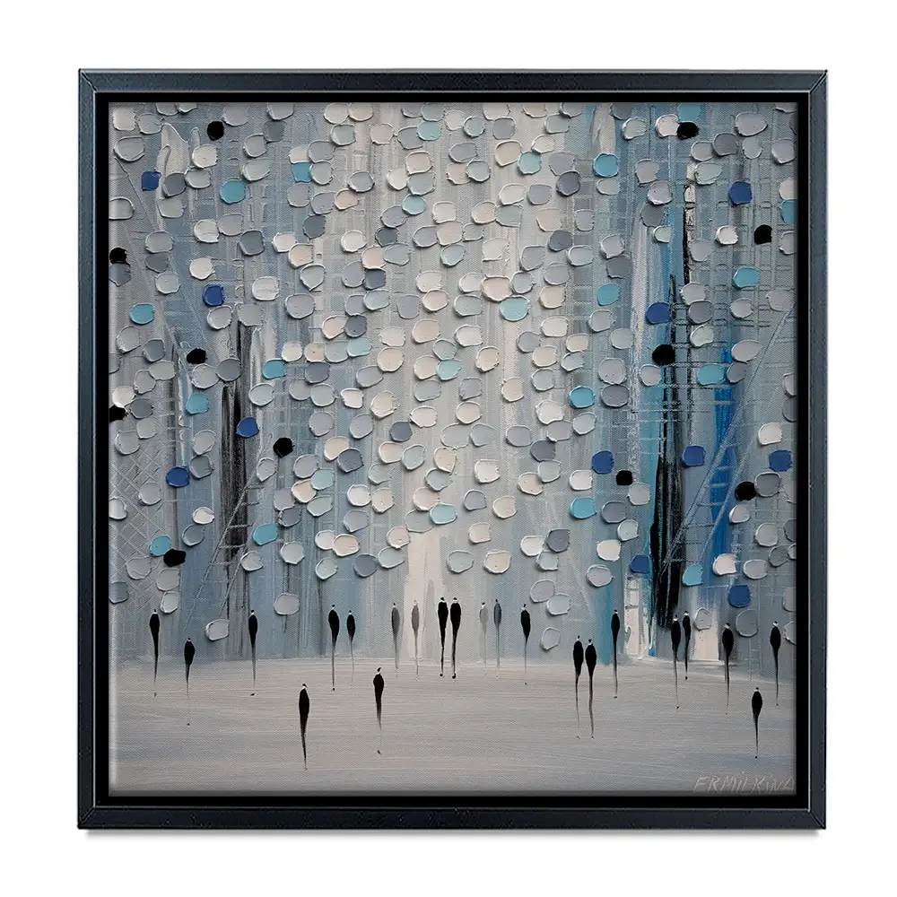 The Calm Mist Square Canvas Print The Calm Mist Square Canvas Print wall art product Ekaterina Ermilkina