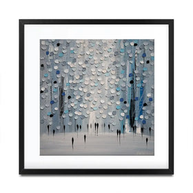The Calm Mist Square Framed Art Print The Calm Mist Square Framed Art Print wall art product Ekaterina Ermilkina