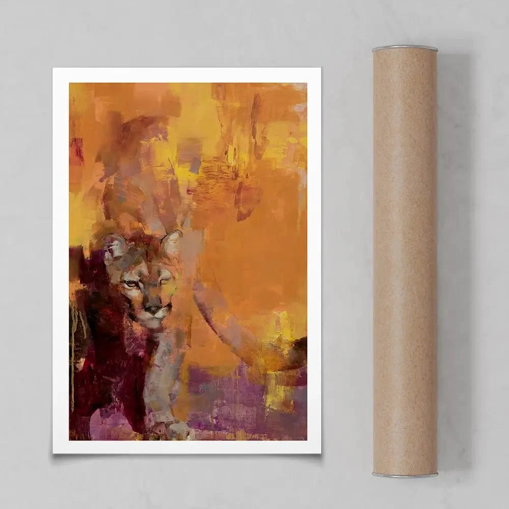 The Cat Who Walks Alone Art Print The Cat Who Walks Alone Art Print wall art product Julie Chapman