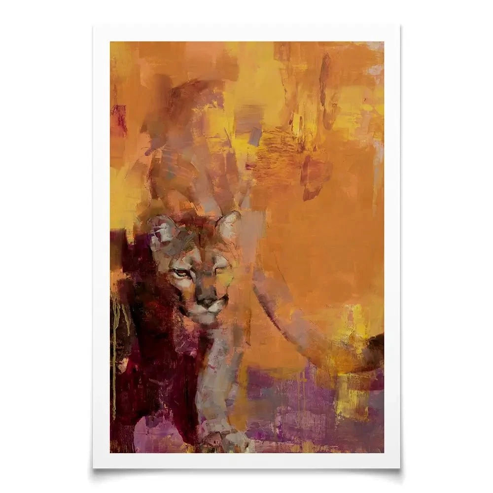 The Cat Who Walks Alone Art Print The Cat Who Walks Alone Art Print wall art product Julie Chapman