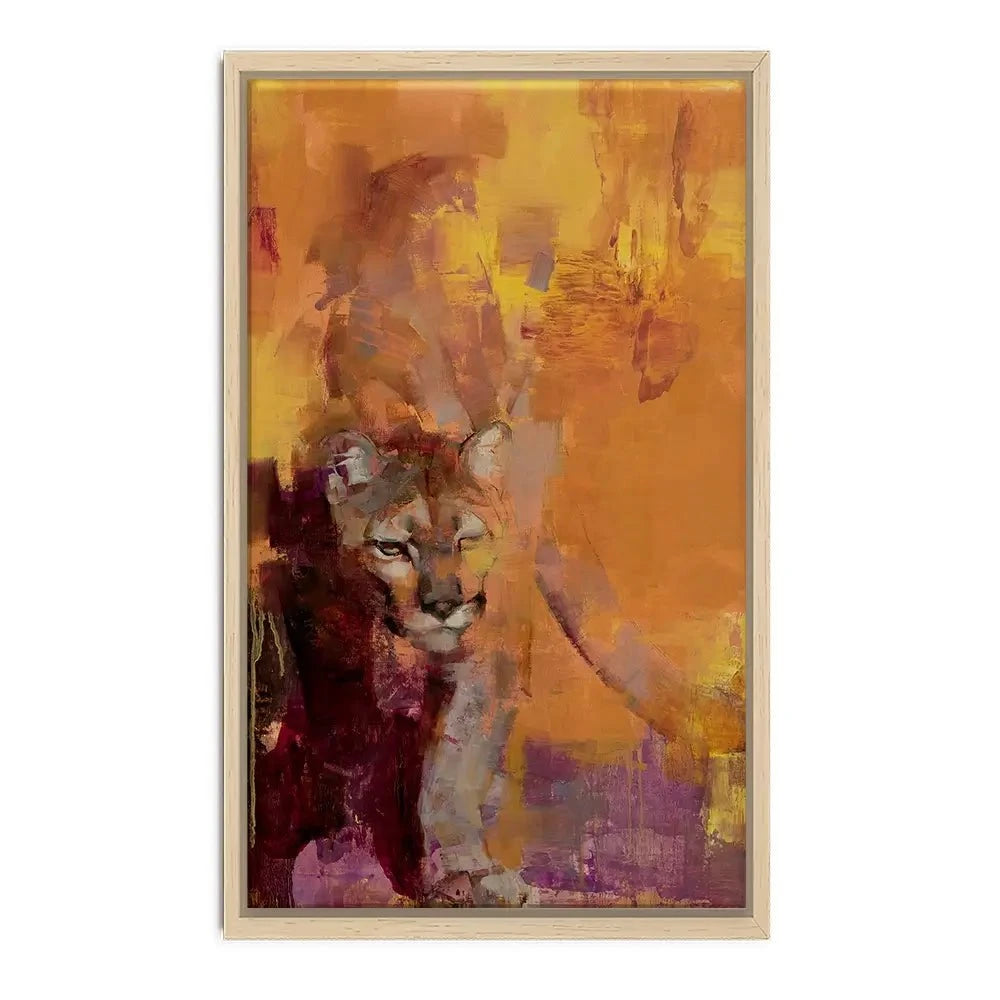 The Cat Who Walks Alone Canvas Print The Cat Who Walks Alone Canvas Print wall art product Julie Chapman