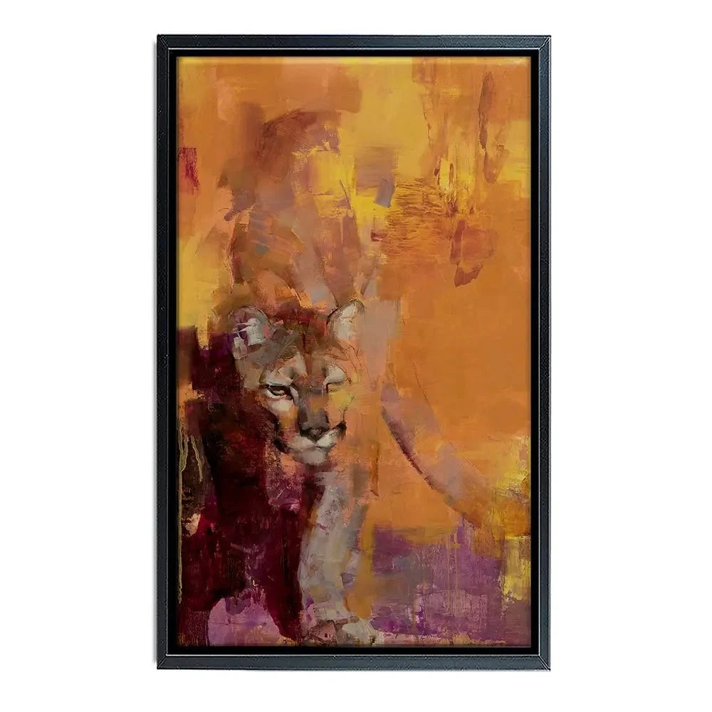 The Cat Who Walks Alone Canvas Print The Cat Who Walks Alone Canvas Print wall art product Julie Chapman