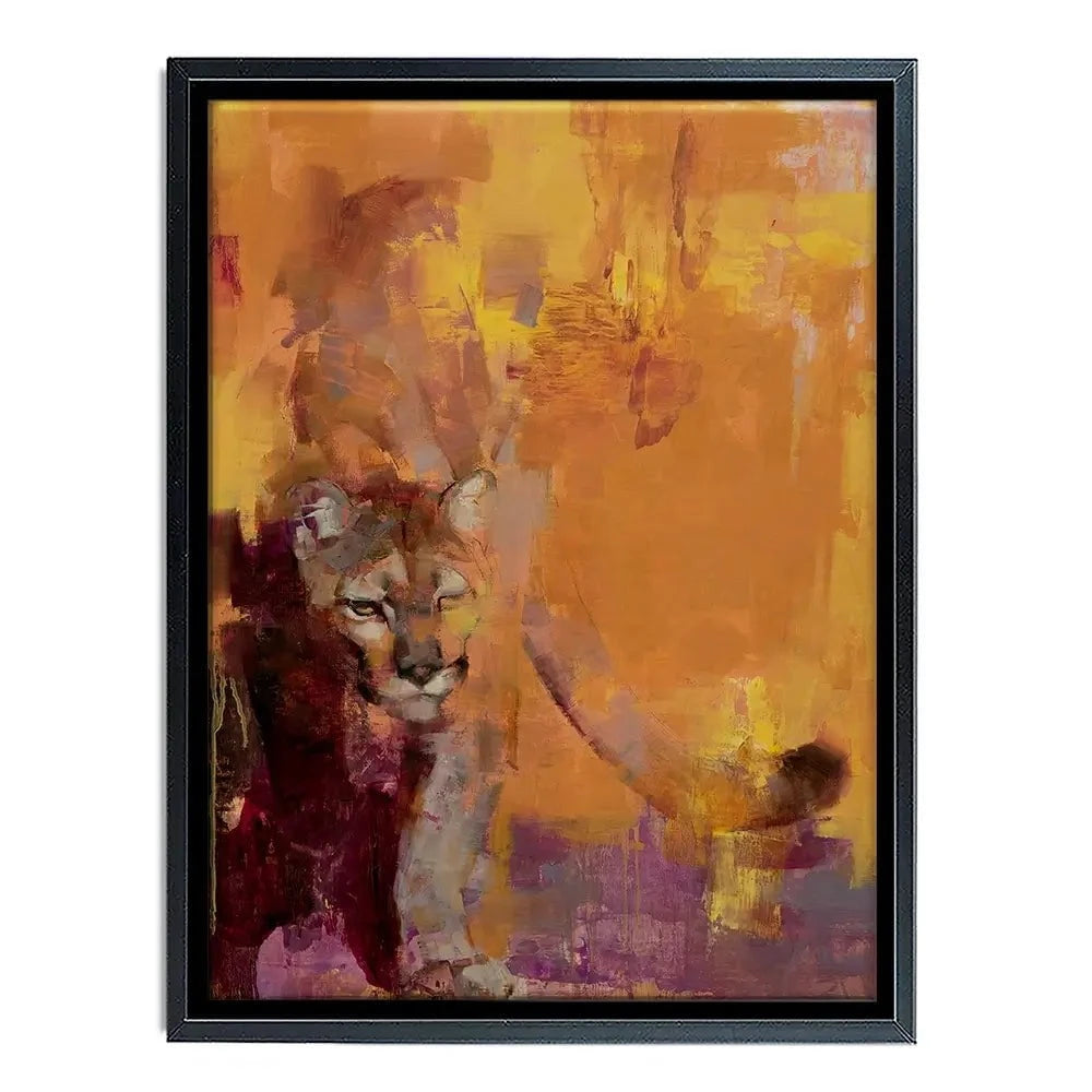 The Cat Who Walks Alone Canvas Print The Cat Who Walks Alone Canvas Print wall art product Julie Chapman