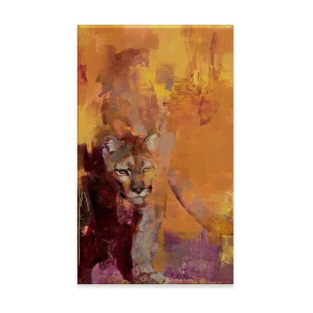 The Cat Who Walks Alone Canvas Print The Cat Who Walks Alone Canvas Print wall art product Julie Chapman