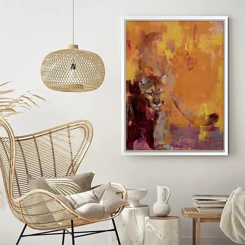 The Cat Who Walks Alone Canvas Print The Cat Who Walks Alone Canvas Print wall art product Julie Chapman
