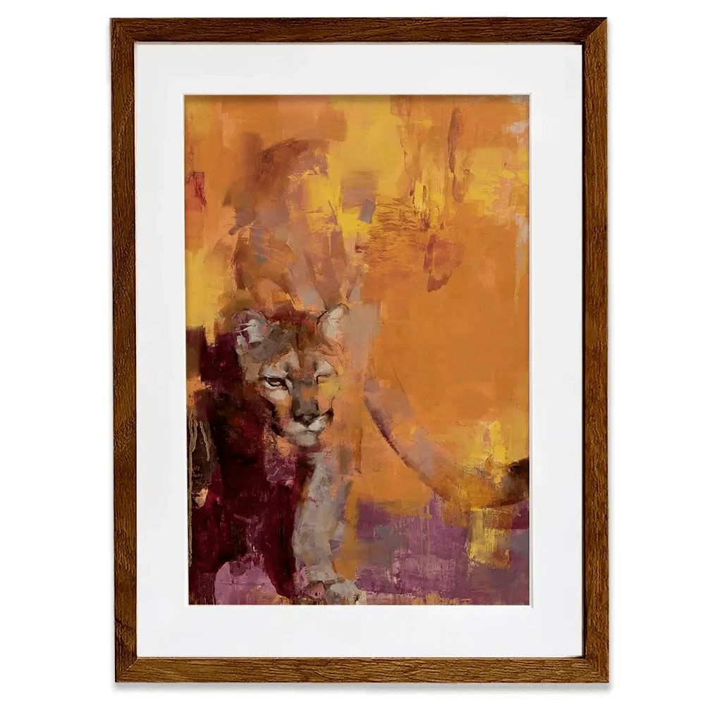 The Cat Who Walks Alone Framed Art Print The Cat Who Walks Alone Framed Art Print wall art product Julie Chapman