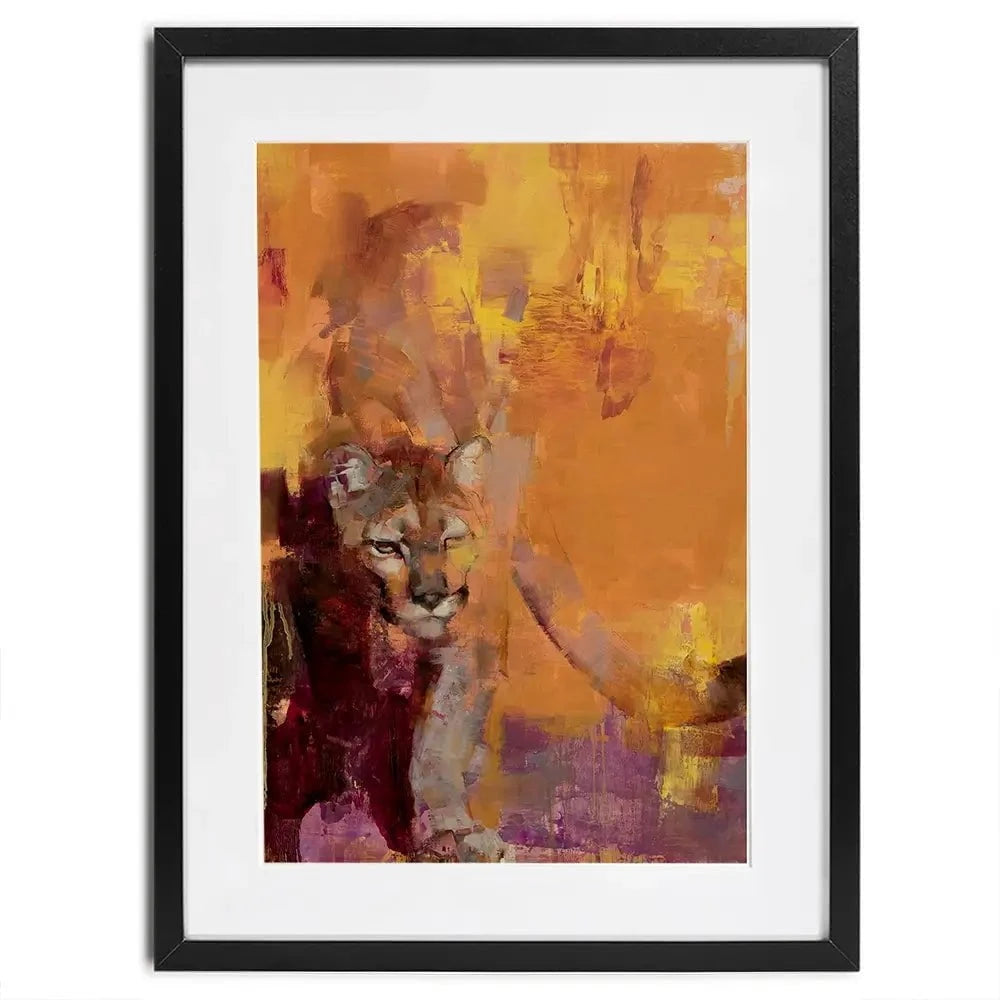 The Cat Who Walks Alone Framed Art Print The Cat Who Walks Alone Framed Art Print wall art product Julie Chapman
