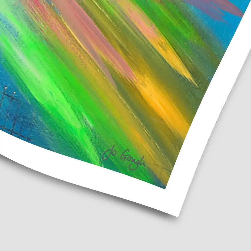 The Celestial Chester Clock Art Print The Celestial Chester Clock Art Print wall art product Jo Gough