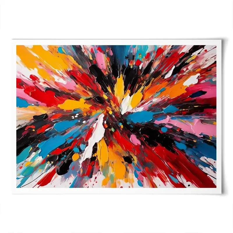 The Centre Of Colour Art Print The Centre Of Colour Art Print wall art product Violeta Allaberdieva
